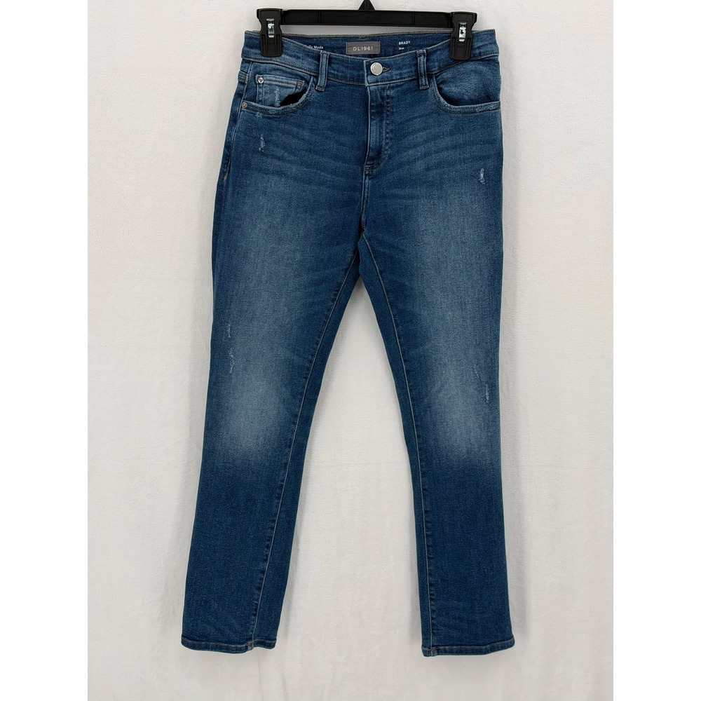 DL1961 Jeans Boys 16 Denim Dark Wash Brady Slim Pond Stretch Casual Everyday